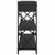 vidaXL Konzolni stol crni 100 x 28 x 75 cm od konstruiranog drva