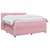 Boxspring krevet s madracem Ružičasta 140 x 200 cm Baršun