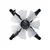 Evolveo Ptero 12CR, PWM, 4pin, LED rdeča, 12V ventilator 120mm