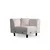 Atelier del Sofa Ugaona garnitura Jaguar L2-C-2R, 275x275x75 cm, Bela