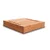 eoshop Lesena peskovnik 120x120 cm barve tikovina s pokrovom