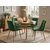 Jedilni stol SPLIT VELVET, zelena