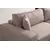 Atelier del Sofa Ugaona garnitura Pirlo 145x43x206cm Braon