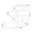 Hanah Home Polica 120x109x19,5cm Bela