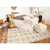 Kayoom PREPROGA Bohist 425 Creme / Khaki   80/150 cm  tkano večbarvno