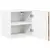 Vidaxl Stenska kuhinjska omarica 2 pcs Dimljeni oreh 40 x 31 x 40 cm