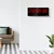 HoTai Zidni LED sat, 30x75 cm, Crni