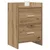 vidaXL Posteljne mize Artisan hrast 40 x 30 x 60 cm Inženirski les