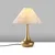 Opviq Stona lampa Luna-15259, 50x50x63 cm, IP20, Zlatno-bele boje