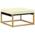 Set vanjskih sofa s jastukom 6 pcs Bijela i krem