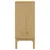 Vidaxl Predalnik FLORO 77x35x73 cm voščeno rjava trdna borovina
