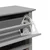 Stalak za cipele BODO sivi 80x35x118 cm