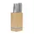 Berlingerhaus Komplet nožev BH-2974 with stand BAMBOO 6 pcs Taupe Collection