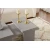 Hanah Home Klub sto Sanctuary, 110x41.5x45cm, Sivi