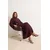 Trendyol Modest Ženska haljina Tctss26Eb00175, Bordo
