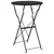 Bistro Stol Antracit O 50 x 71 cm Čelik s prahom