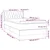 vidaXL Box spring postelja z vzmetnico temno siva 100x200 cm blago