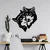 Wallity Zidna dekoracija its Love, 54x54 cm, 1.5 mm, Crna