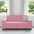 vidaXL Dvosed roza 180x78x84 cm žamet