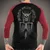 Hardcore majica moška - HORNED GRAY - HYRAW - 261LS01