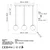 Opviq Luster Orbital-15-14011, 65x15x115cm, IP20, Belo-crni