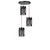 Opviq luster 2609354, crni