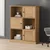 Regal za knjige VIGO 90 x 35 x 114,5 cm od masivne borovine