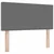 Vidaxl LED Box Spring Postelja Svetlo siva in bela. 120 x 190 cm