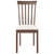 vidaXL Jedilni stoli z blazinami 2 kosa Brown Solid Wood Rubber