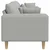 Sofa Oblačnosiva 250 x 77 x 76 cm tkanina