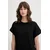 BOSS loungewear kratka ženska majica z lyocellom BB TEXTURE_Top