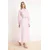 Trendyol Modest Ženska haljina Tctss26Eb00075, Roza