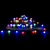 [in.tec]® Božična LED svetlobna veriga - barvna - s 50 bunkicami - 3,6W