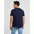 Tommy Jeans Majica Linear Logo DM0DM20744 Mornarsko modra Regular Fit