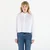 Srajca Calvin Klein Jeans Solid Boxy Cropped Shirt White S