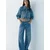 Pull&Bear Kavbojke moder denim
