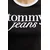 Tommy Jeans Majica črna/bela