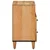 vidaXL vidaXL Nočna omarica Rjava 50 x 33 x 60 cm Masiven les manga, (5000247543)