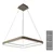 BRILAGI - LED prigušiva luster na sajli FALCON SLIM LED/50W/230V 50x50 cm bež + daljinski upravljač