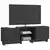 TV ormar Crna 150 x 31 x 50 cm Konstrukcijsko drvo