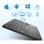 BLACKVIEW K2 brezžična tipkovnica, Bluetooth 5.1, polnilna baterija, Android/iOS/Windows, 78 tipk, USB Type-C, črna