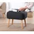 Atelier del Sofa Tabure 50x43x42cm, Tamnosivo