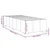 Vidaxl Box spring postelja z vzmetnico svetlo siv 100x200 cm blago