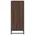 Stalak za cipele boja hrasta 48x38x97,5 cm konstruirano drvo