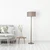 Opviq 846STL2647 Podna lampa, Srebrna