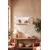 Hanah Home zidna polica Artmtkwll8-White, 70 cm, bela