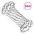 Pleteni brodski konop bijeli 3 mm x 50 m poliesterski