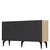 Hanah Home Konzolni sto Violet, 150x75x35 cm, Antracit
