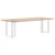 Noge za blagovaonski stol T-oblika 2 kom Bijele 60x35x(72-73) cm Čelik