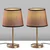 Opviq Set Stonih lampi 5103, 21x21x39 cm, IP20, 2 komada, Srebrno-braon boje